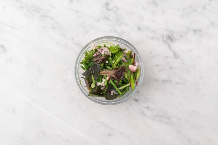 Salade maken