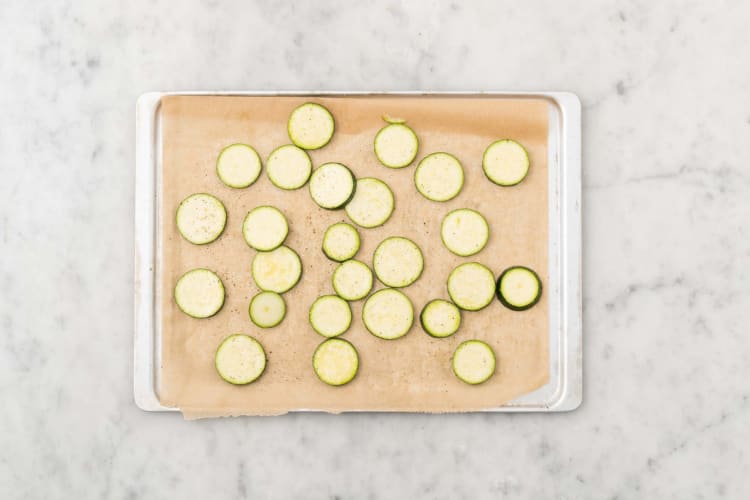 Rôtir la courgette