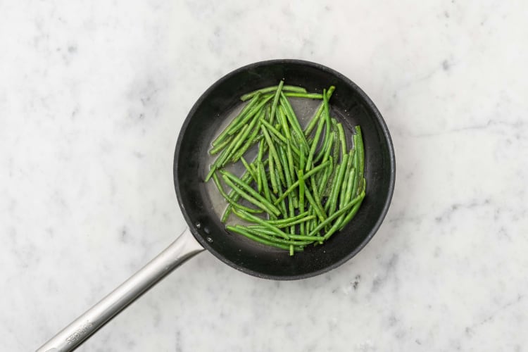 Cuire les haricots verts