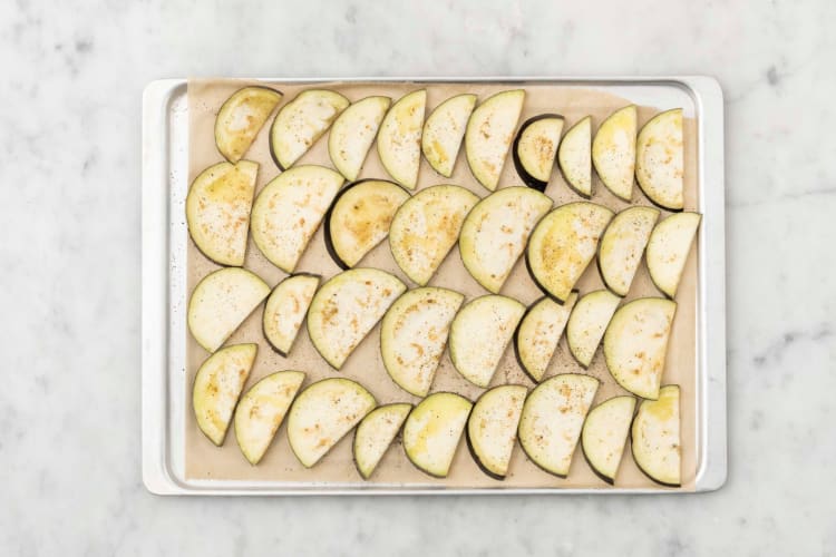 Aubergine backen