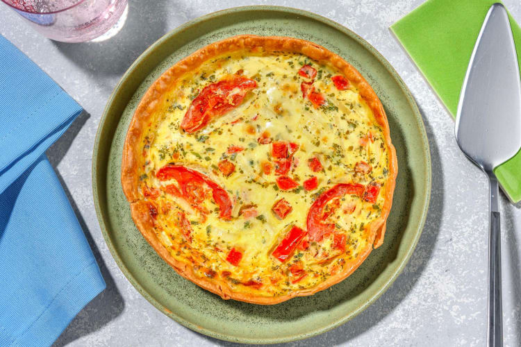 Quiche caprese