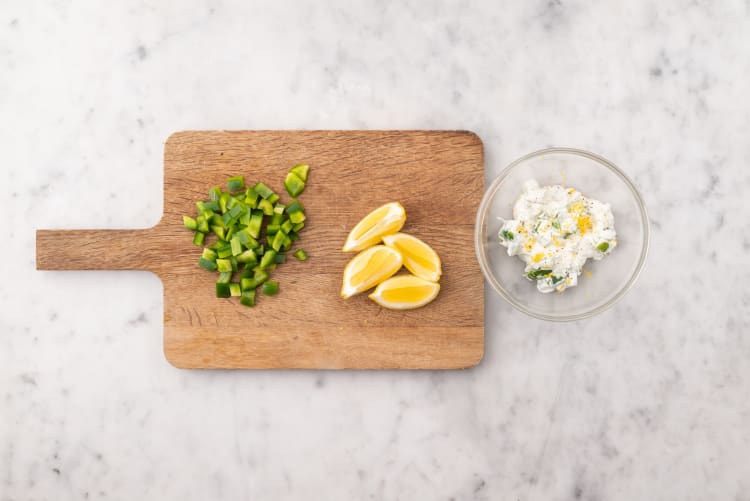 Préparer et faire la vinaigrette