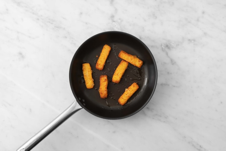 Cuire les nuggets vegans