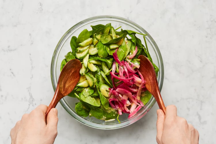 Mix Dressing & Toss Salad