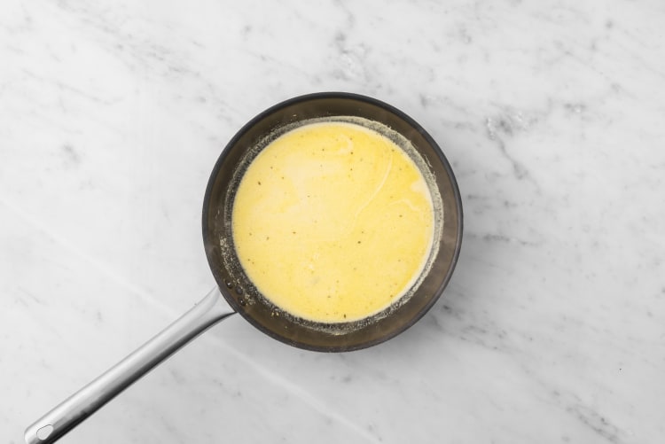 Make lemon cream sauce