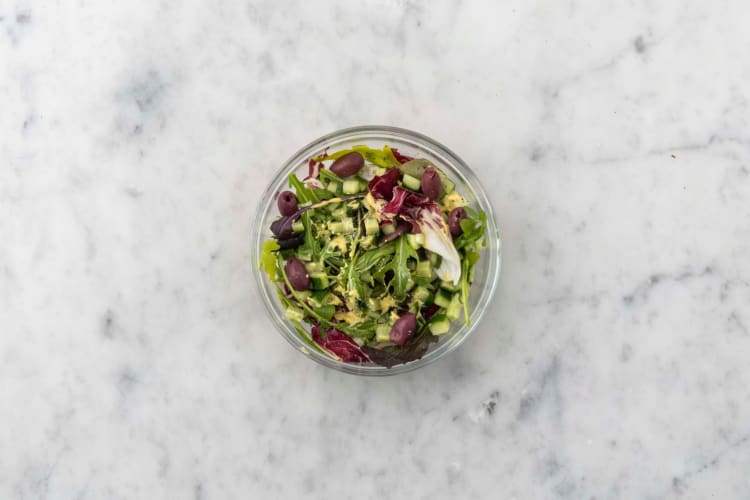 Préparer la salade