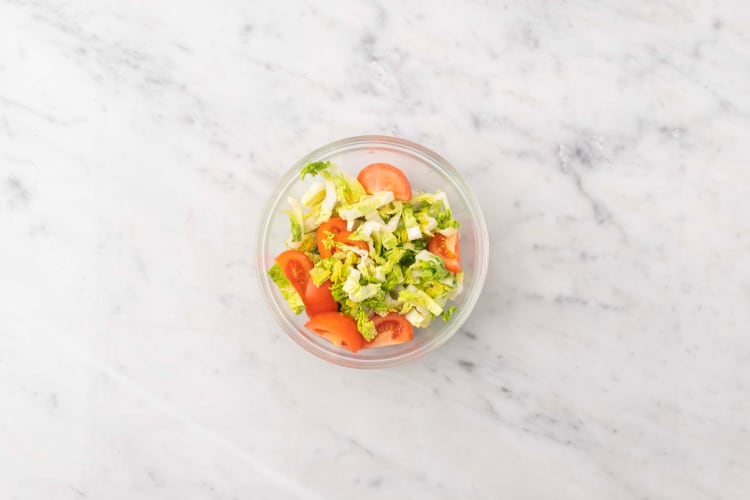 Préparer la salade