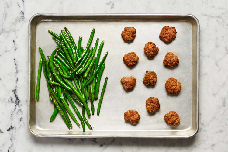 Roast Patties & Green Beans