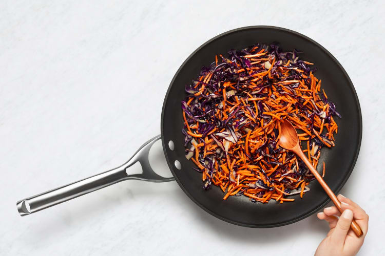 Cook Cabbage & Carrots