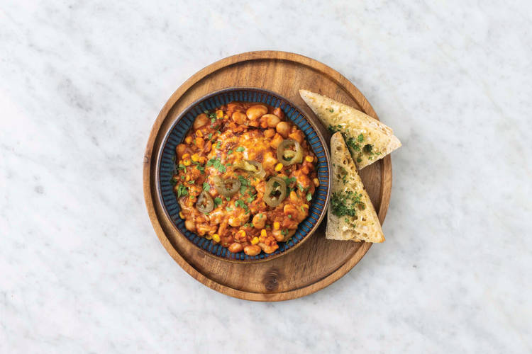 BBQ Cannellini Bean & Sweetcorn Bake Recipe HelloFresh