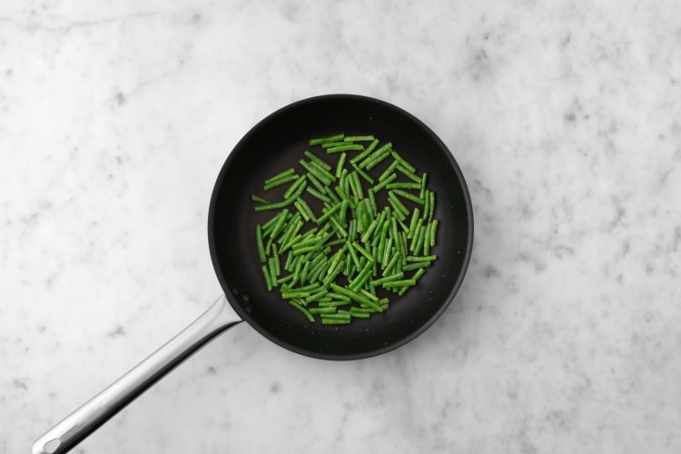 Fry the Green Beans 	