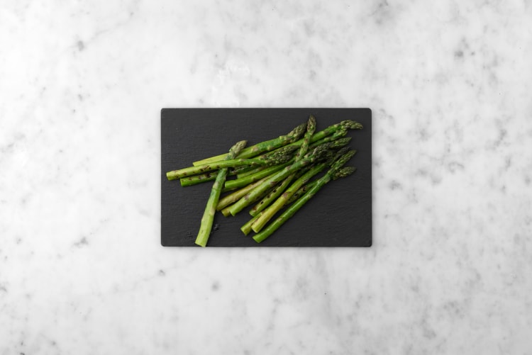 Grill asparagus