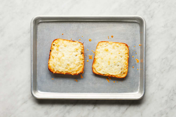 Broil Cheesy Bread