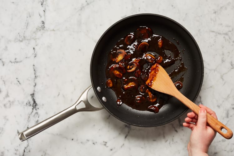 Cook Saucy Mushrooms