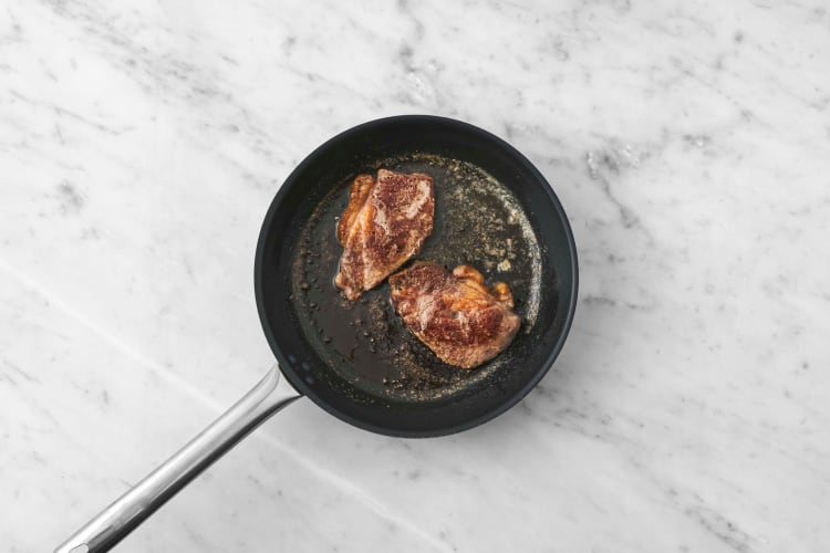 Cuire le steak