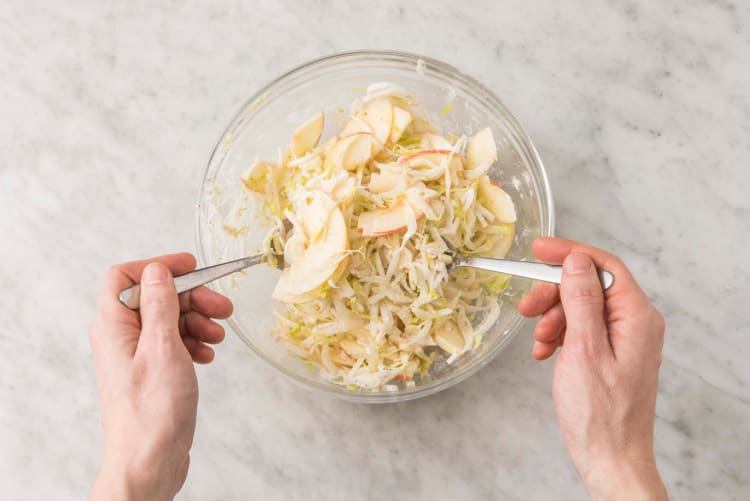 Préparer la salade