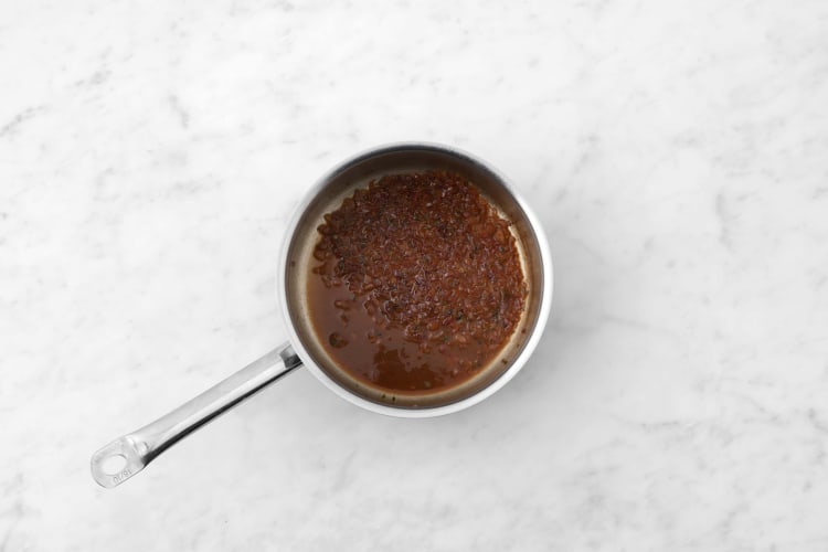 Préparer la sauce