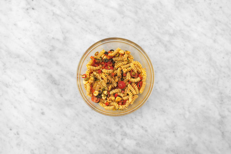 Make sun-dried tomato pesto dressing