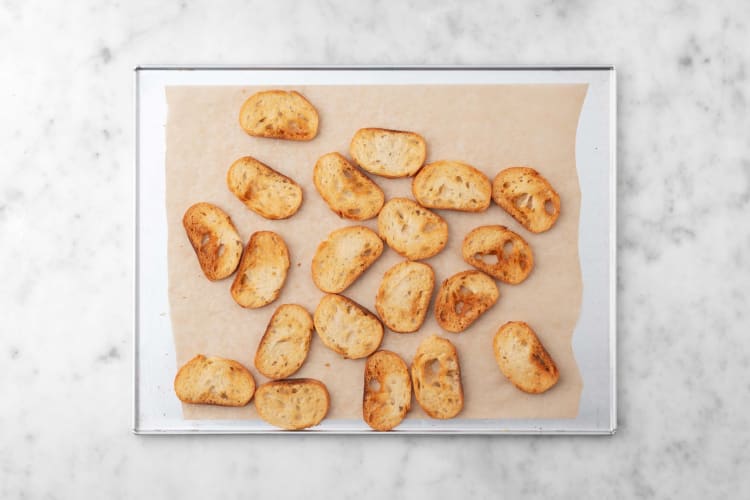 Knoflookbrood bakken