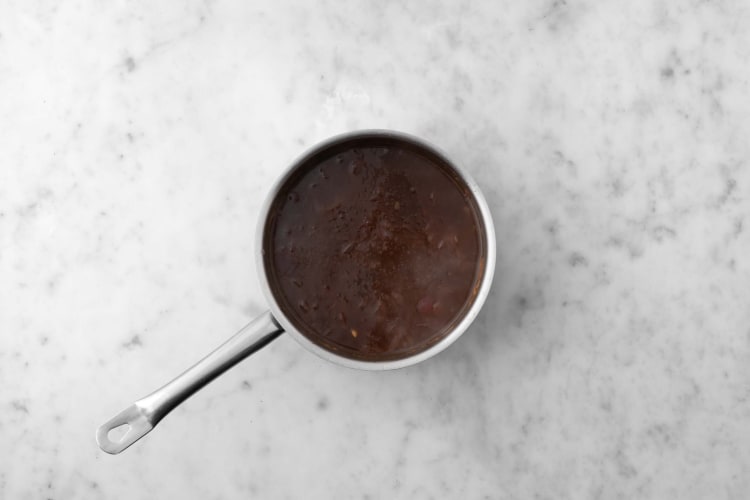 Saus van ui maken 