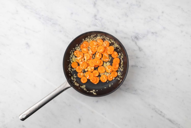 Sofríe las verduras
