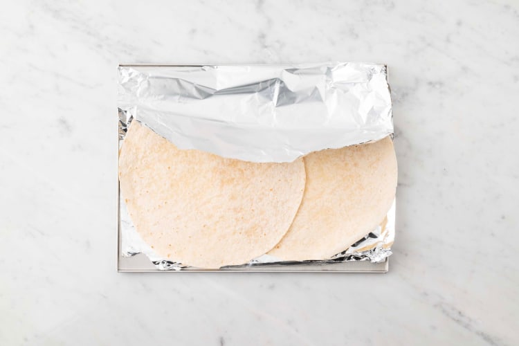 Värm tortillas