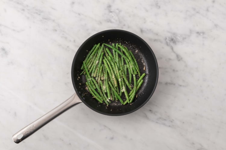 Cook green beans