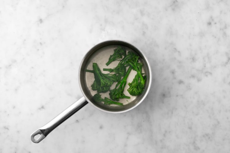 Broccolini voorbereiden