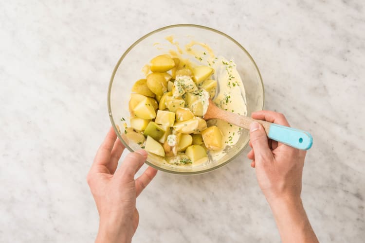 Aardappelsalade maken