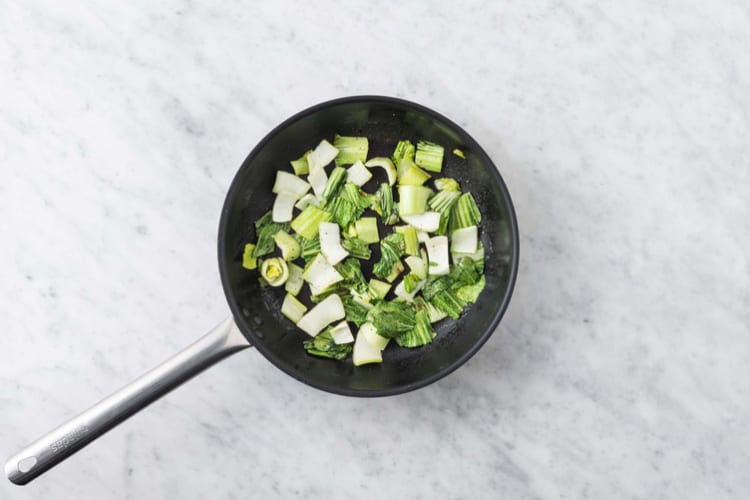 Soften the Pak Choi