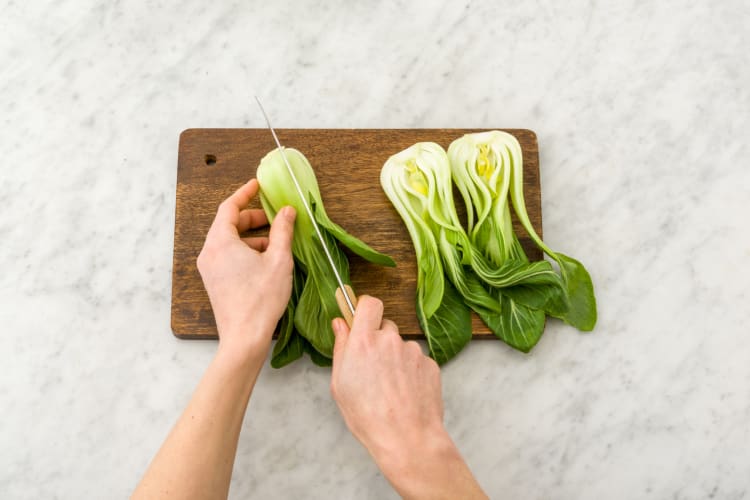 Stek pak choi