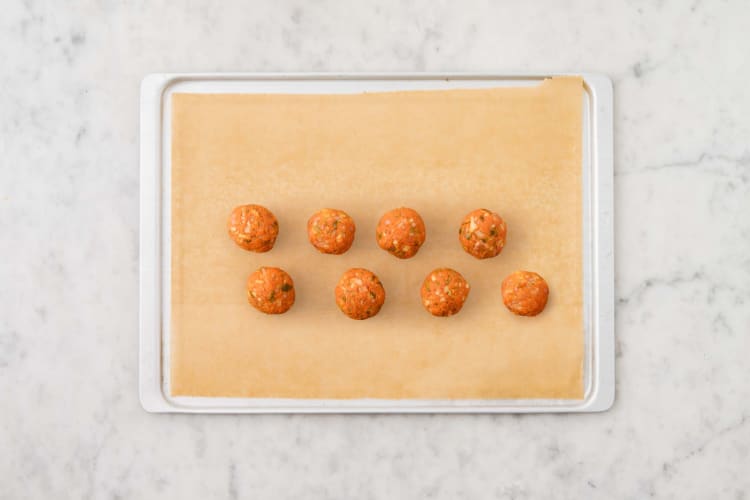 Form and bake meatballs