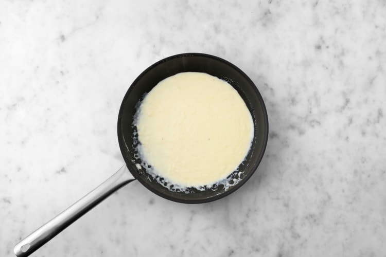 Make cheese sauce