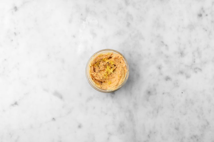 Préparer le houmous fumé