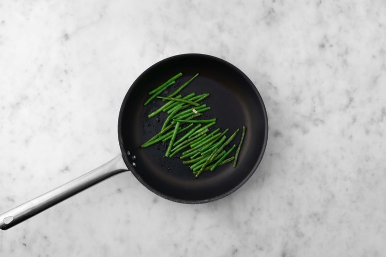 Saltea las judías verdes