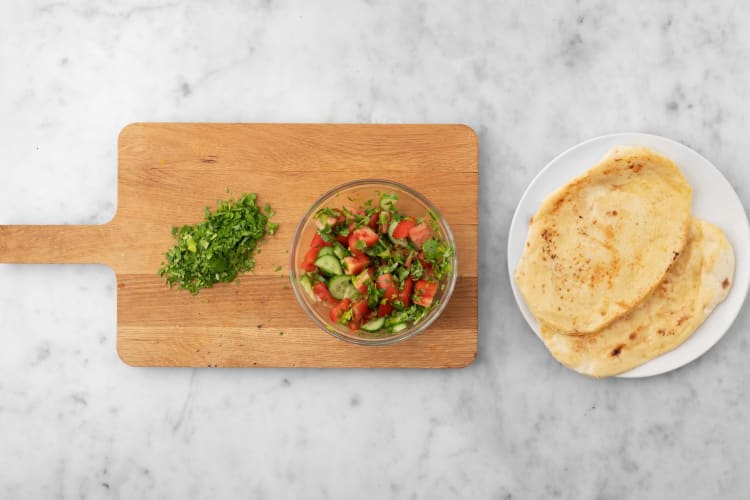 Prep and make salad