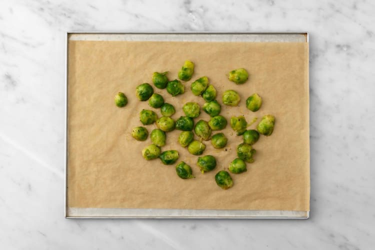 Roast Brussels sprouts