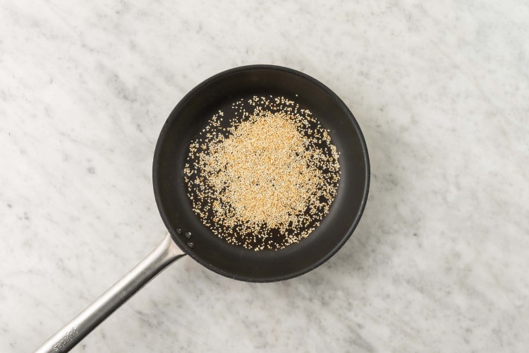 Toast the Sesame Seeds