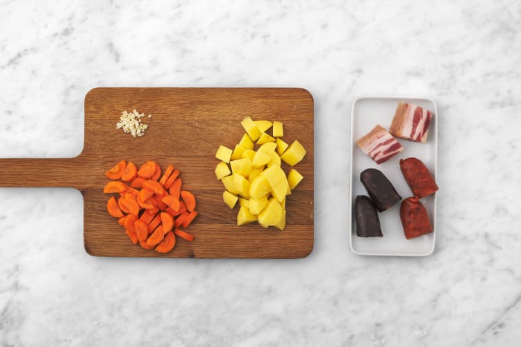 Prepara los ingredientes