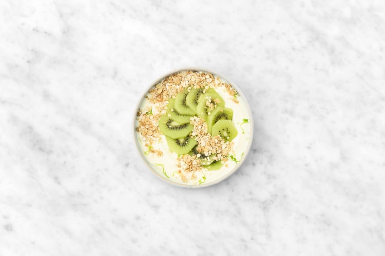 Kiwi and Lime Granola Yoghurt