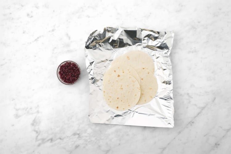 Réchauffer les tortillas