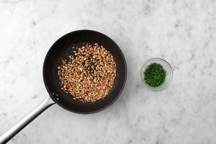 Prep and toast walnuts