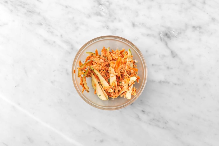 Salat zubereiten