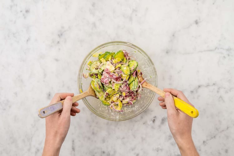 Salade maken