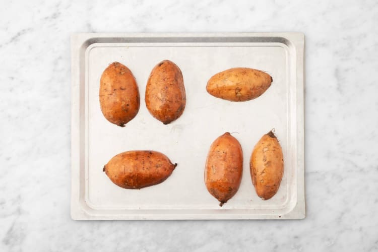 Bake the Sweet Potatoes