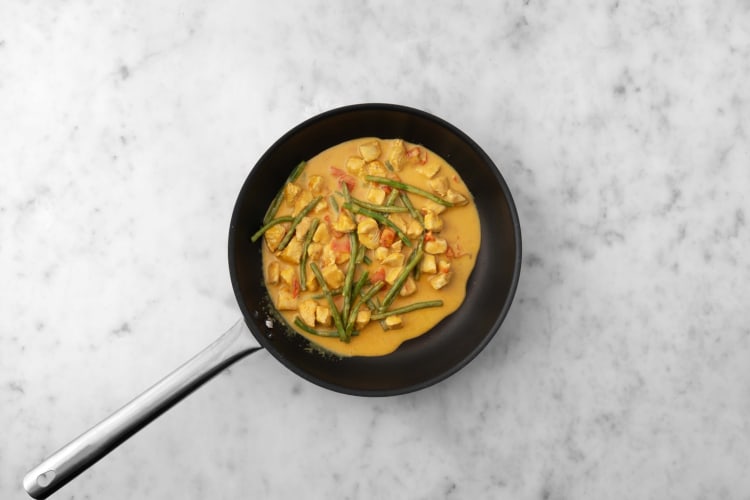 Curry fertigstellen