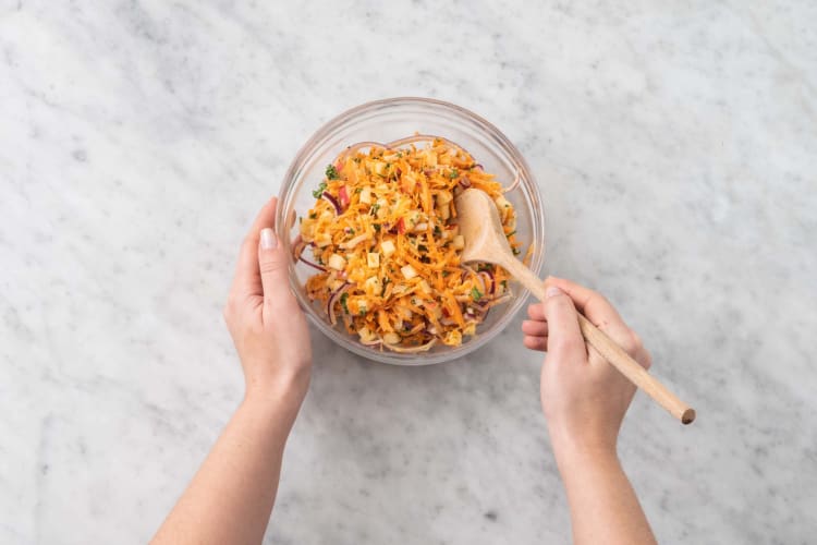 Zuurkoolsalade maken