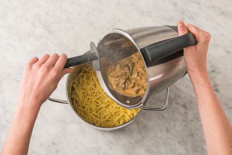 Pasta vollenden