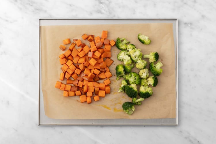Prep and roast broccoli