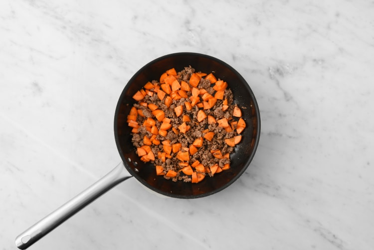 Fry the Mince and Carrot